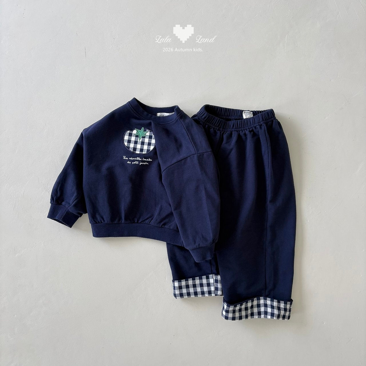 Lalaland Check Panel Pants