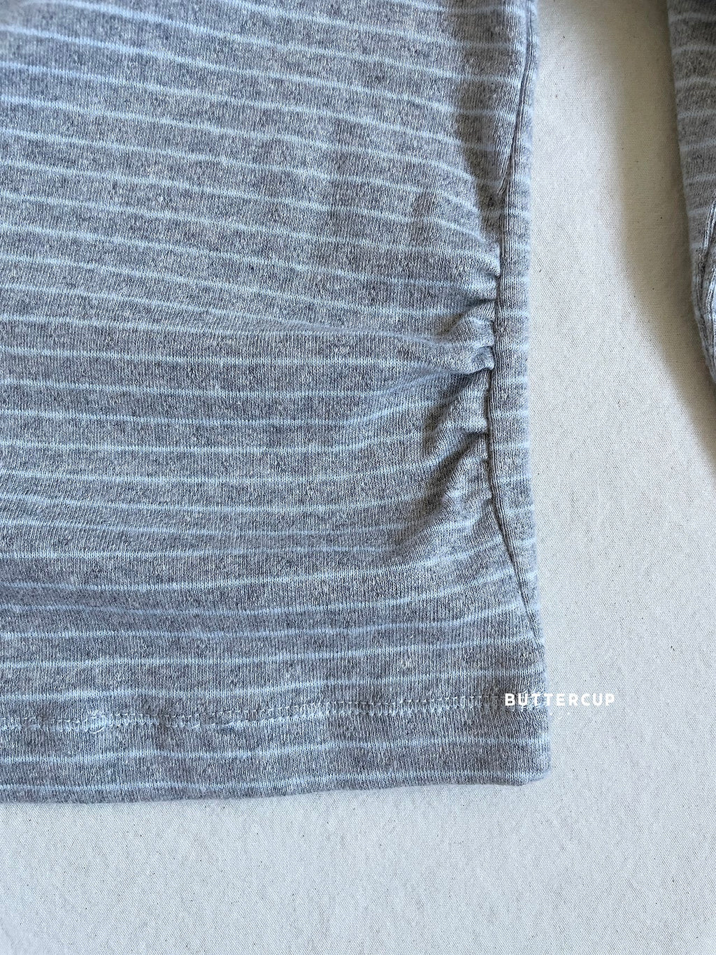 Buttercup Letter Shirring Tee