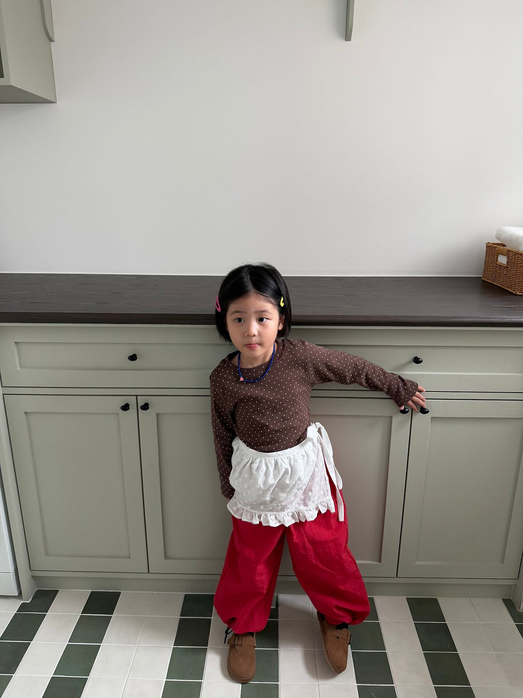 pie Baby Breath Apron Skirt