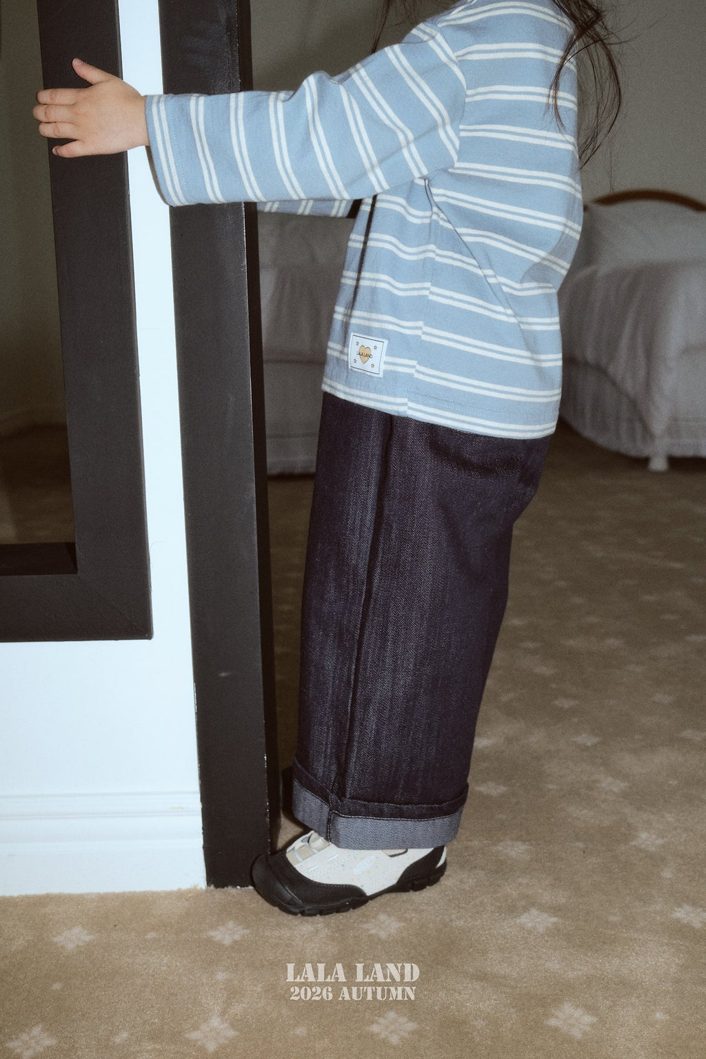 Lalaland Roll-up Denim Pants