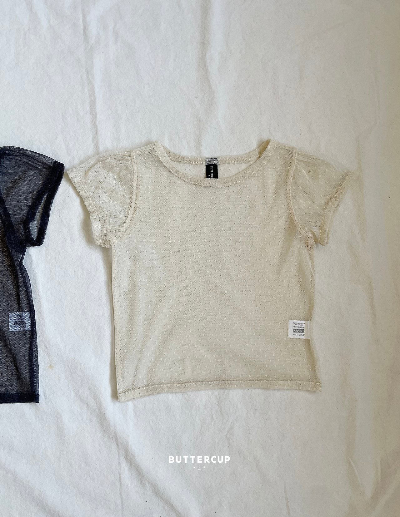 Buttercup Dot Sheer Tee