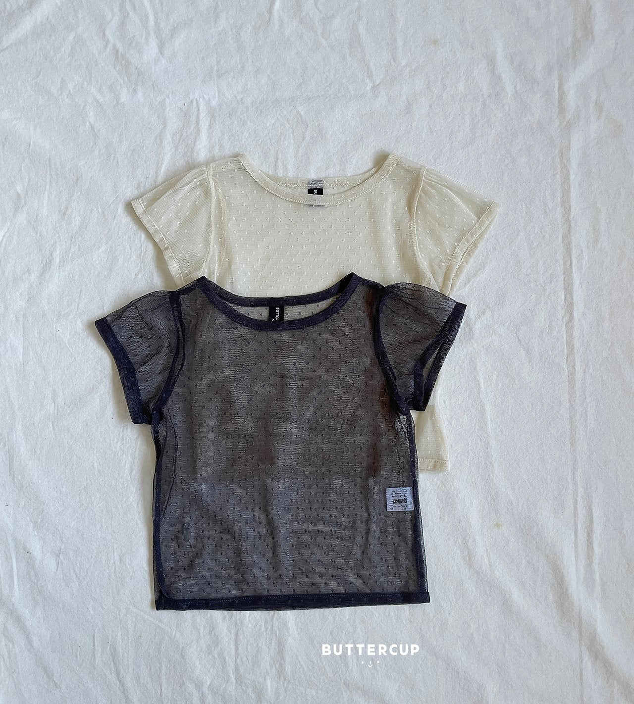 Buttercup Dot Sheer Tee