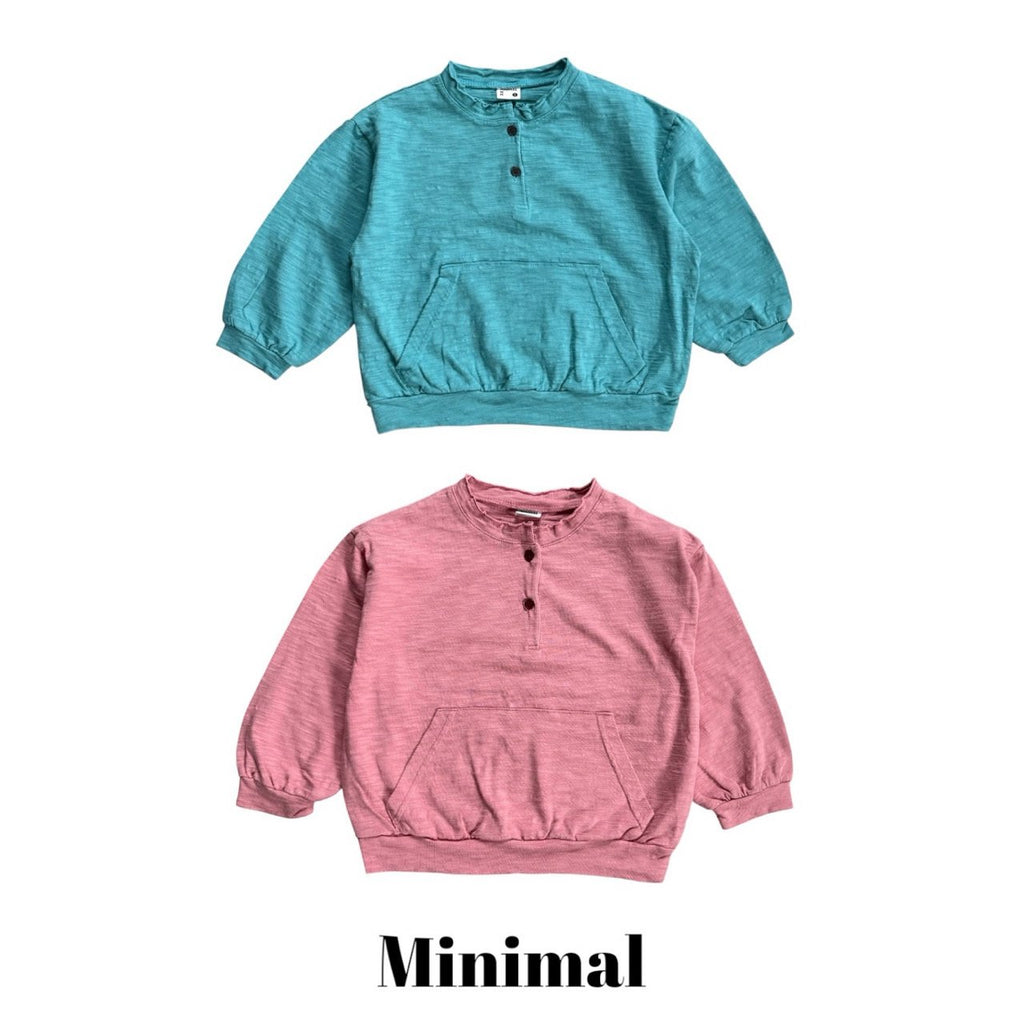 Minimal Henley Pocket Tee