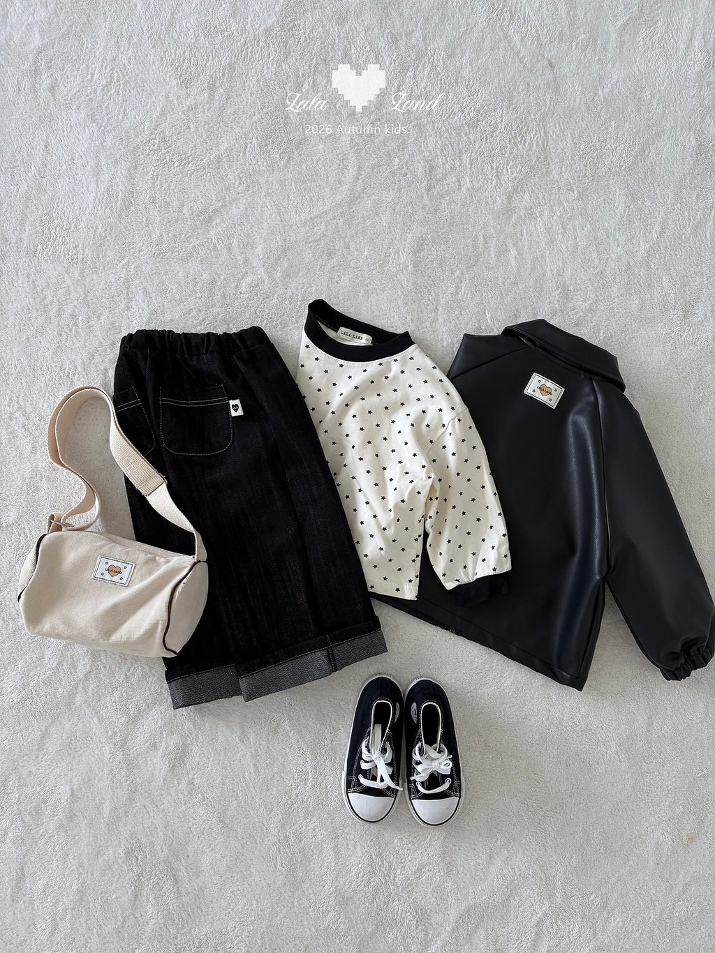 Lalaland Roll-up Denim Pants