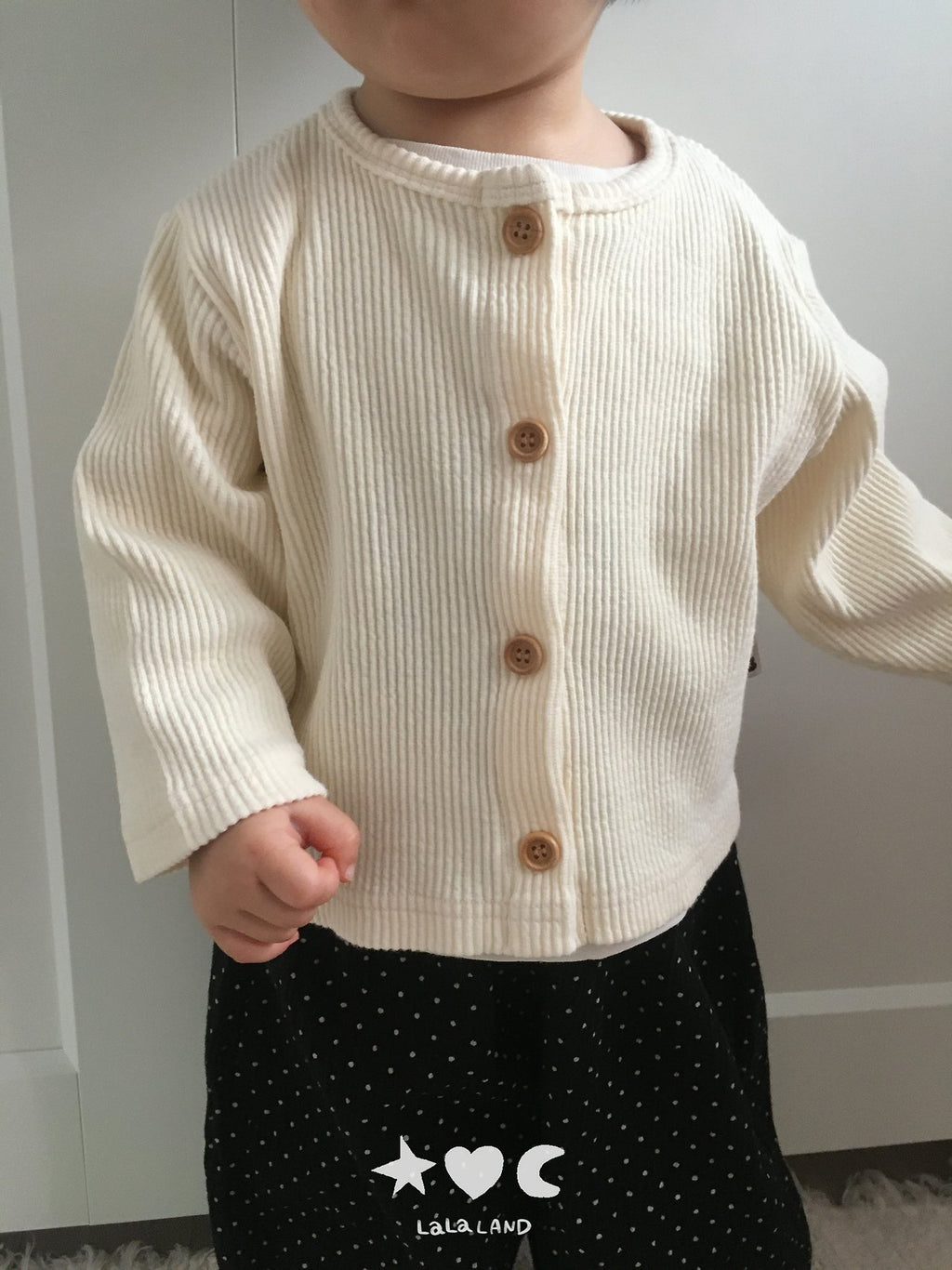 Lalaland Glam Ribbed Cardigan