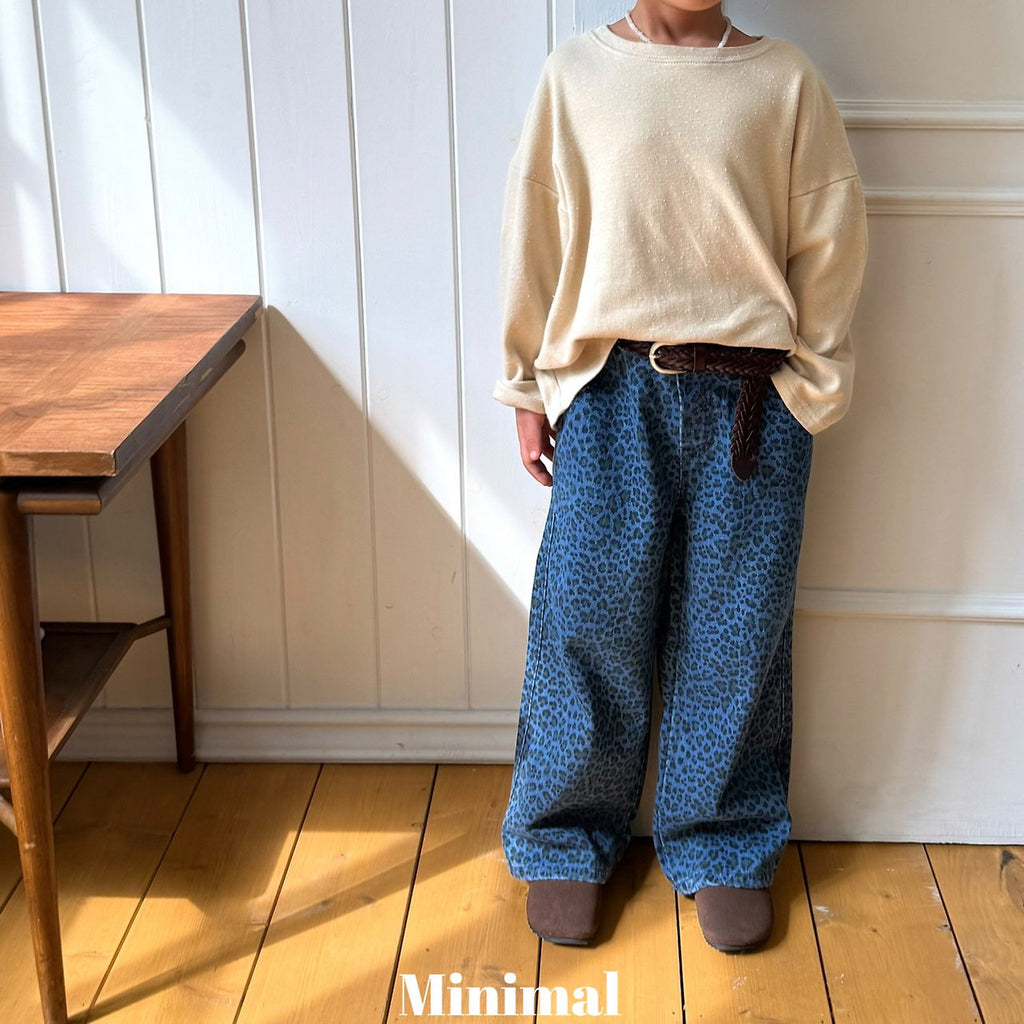 Minimal Leopard Standard Denim