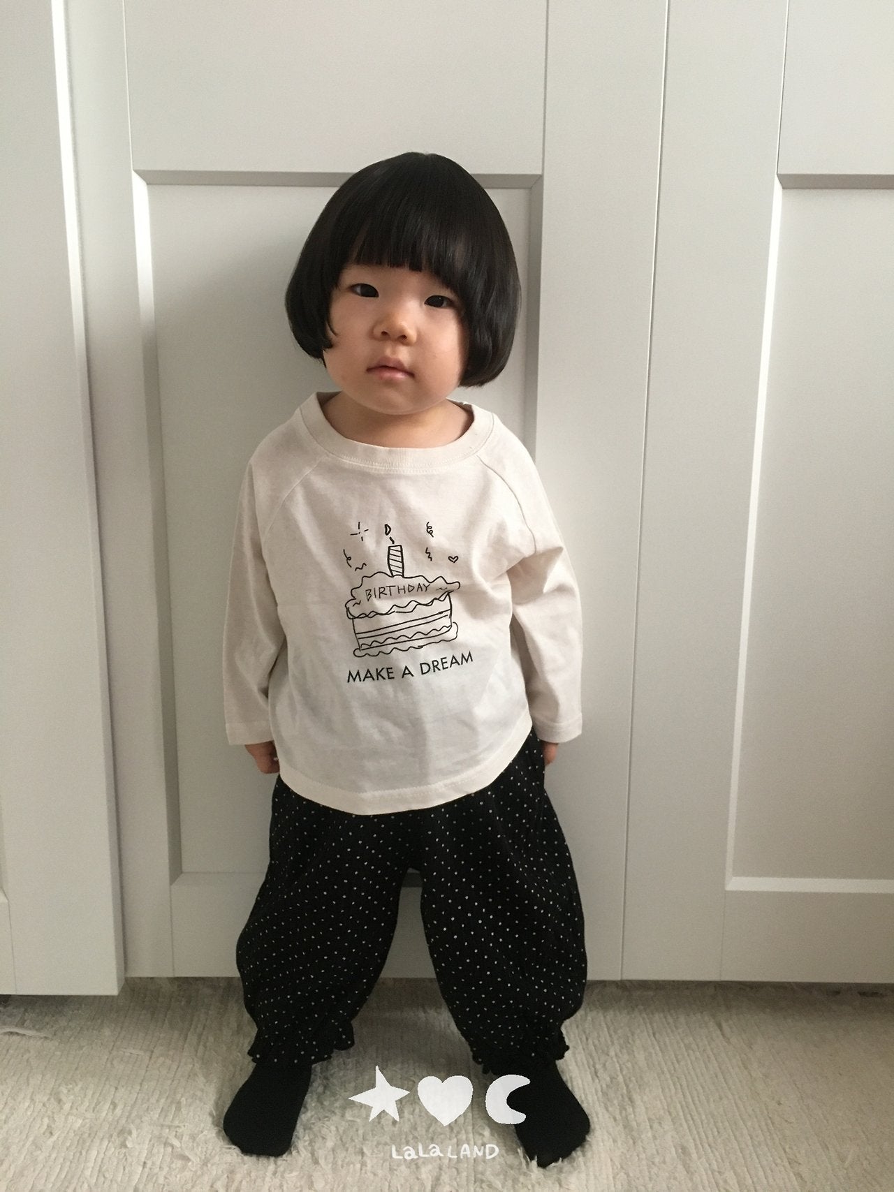 Lalaland Happy Raglan Tee