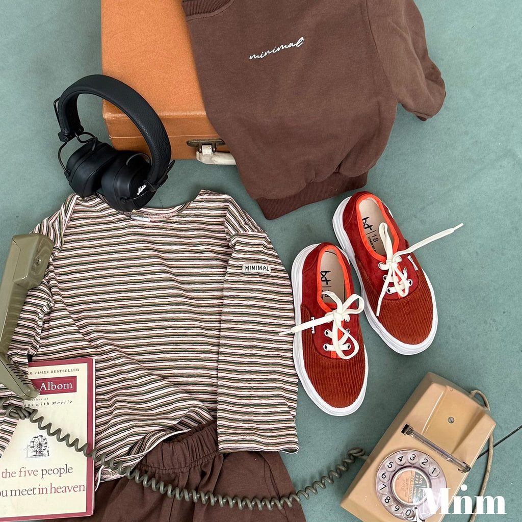 Minimal Crayon Stripe Tee