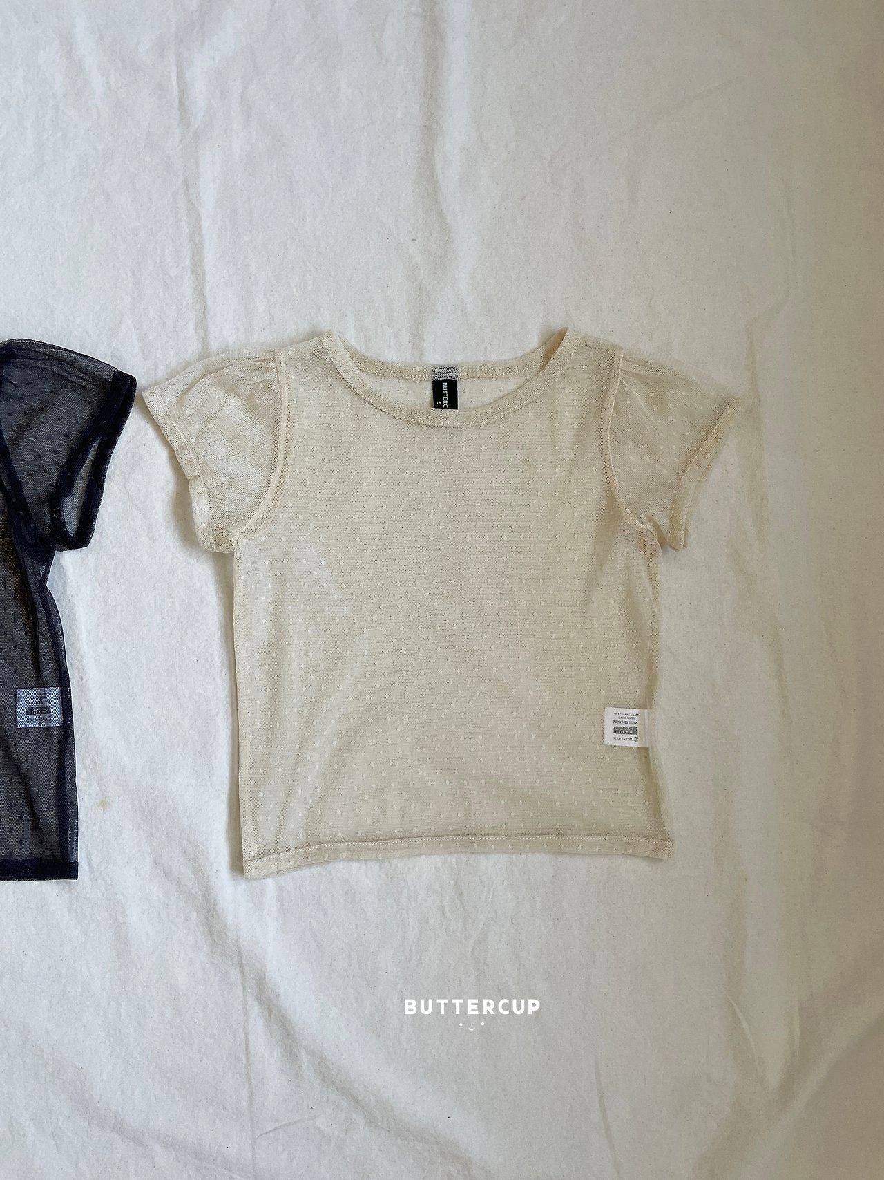 Buttercup Dot Sheer Tee