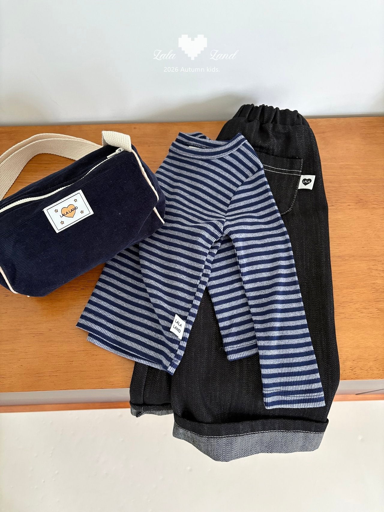 Lalaland Roll-up Denim Pants