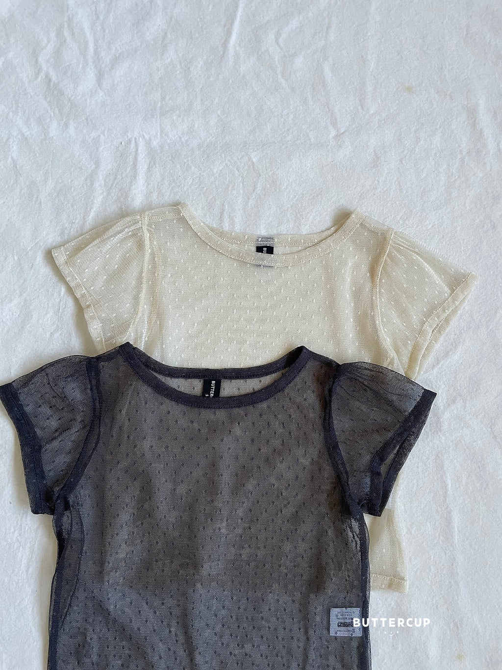 Buttercup Dot Sheer Tee