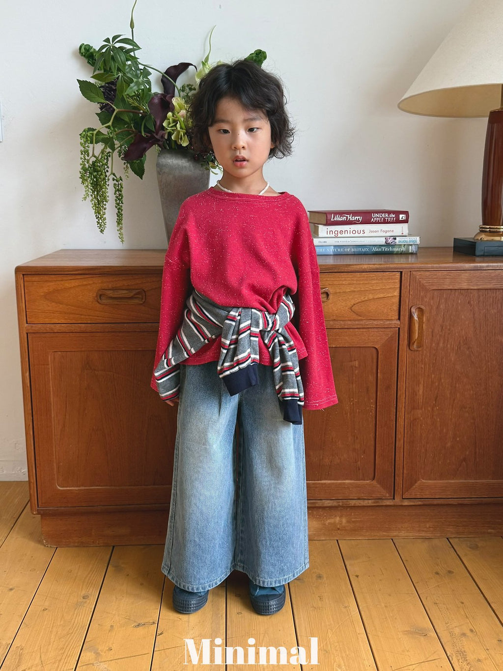 Minimal Rib Sand Denim