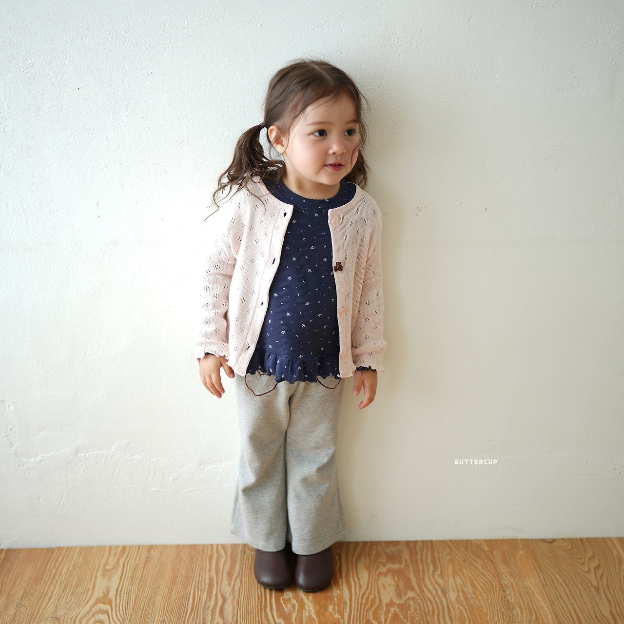 Buttercup Bear Eyelet Cardigan