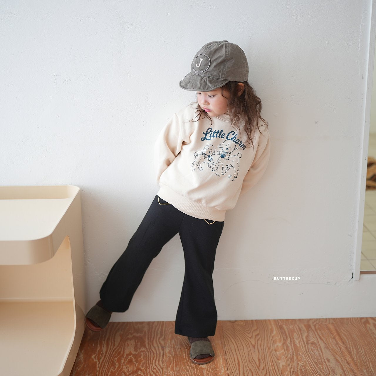 Buttercup Heart Bootcut Pants