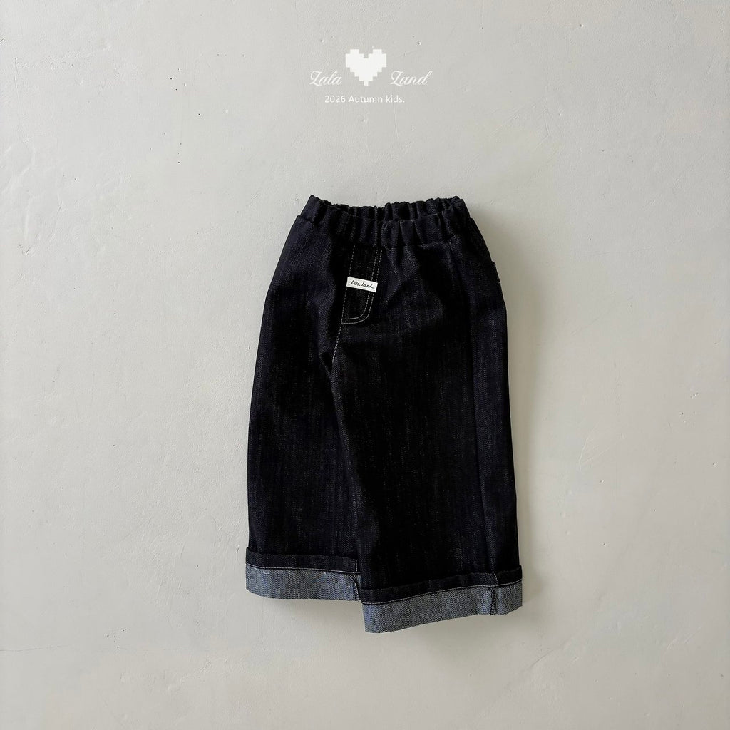 Lalaland Roll-up Denim Pants