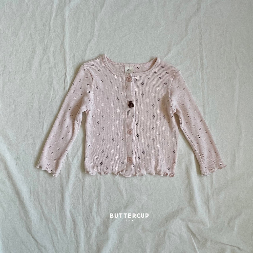 Buttercup Bear Eyelet Cardigan