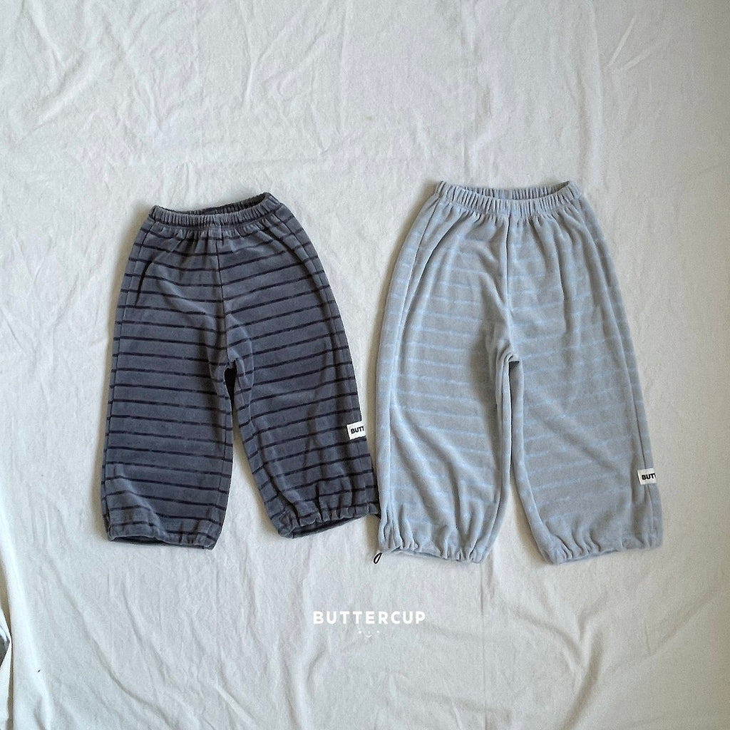 Buttercup Velour Stripe Pants