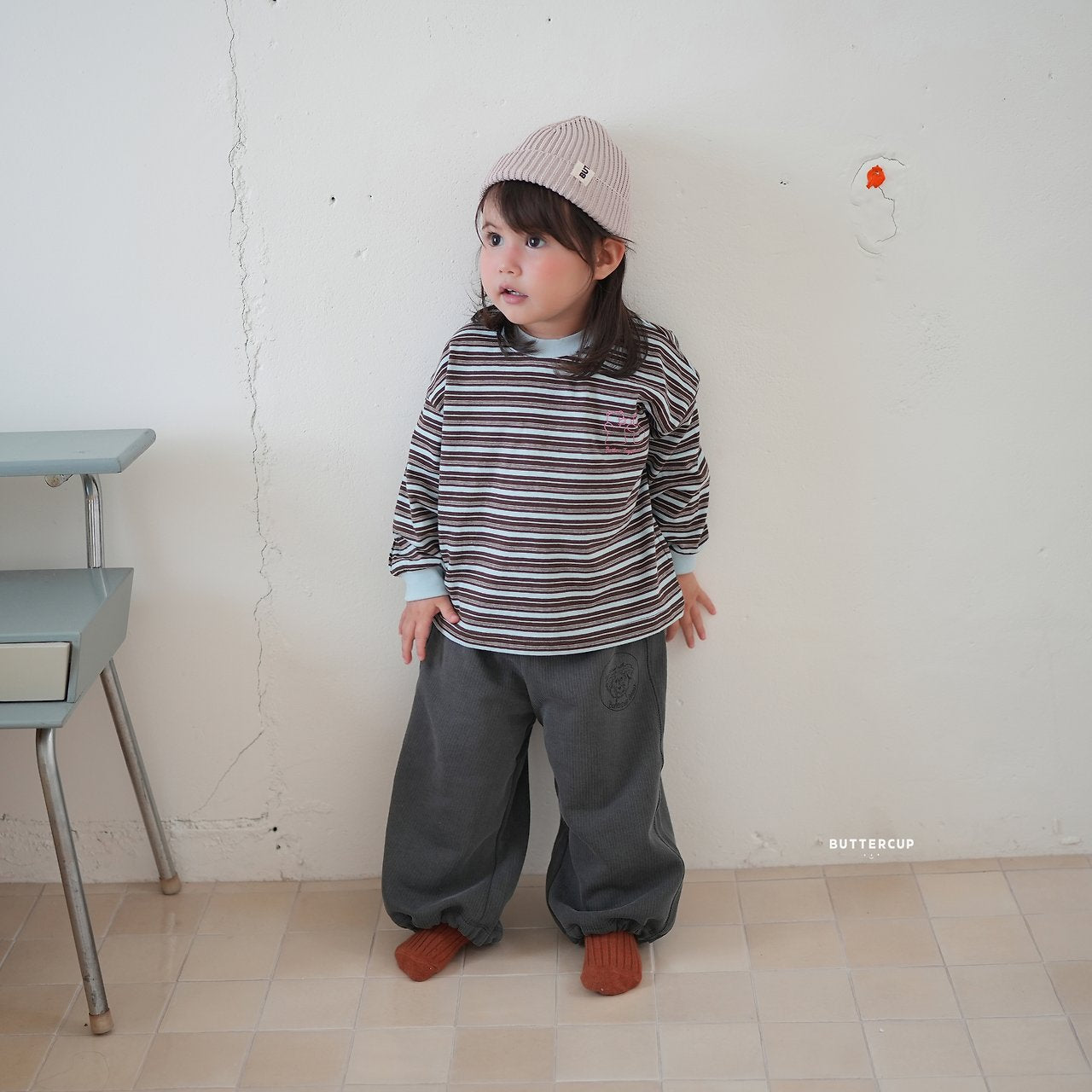 Buttercup Buddy Stripe Tee