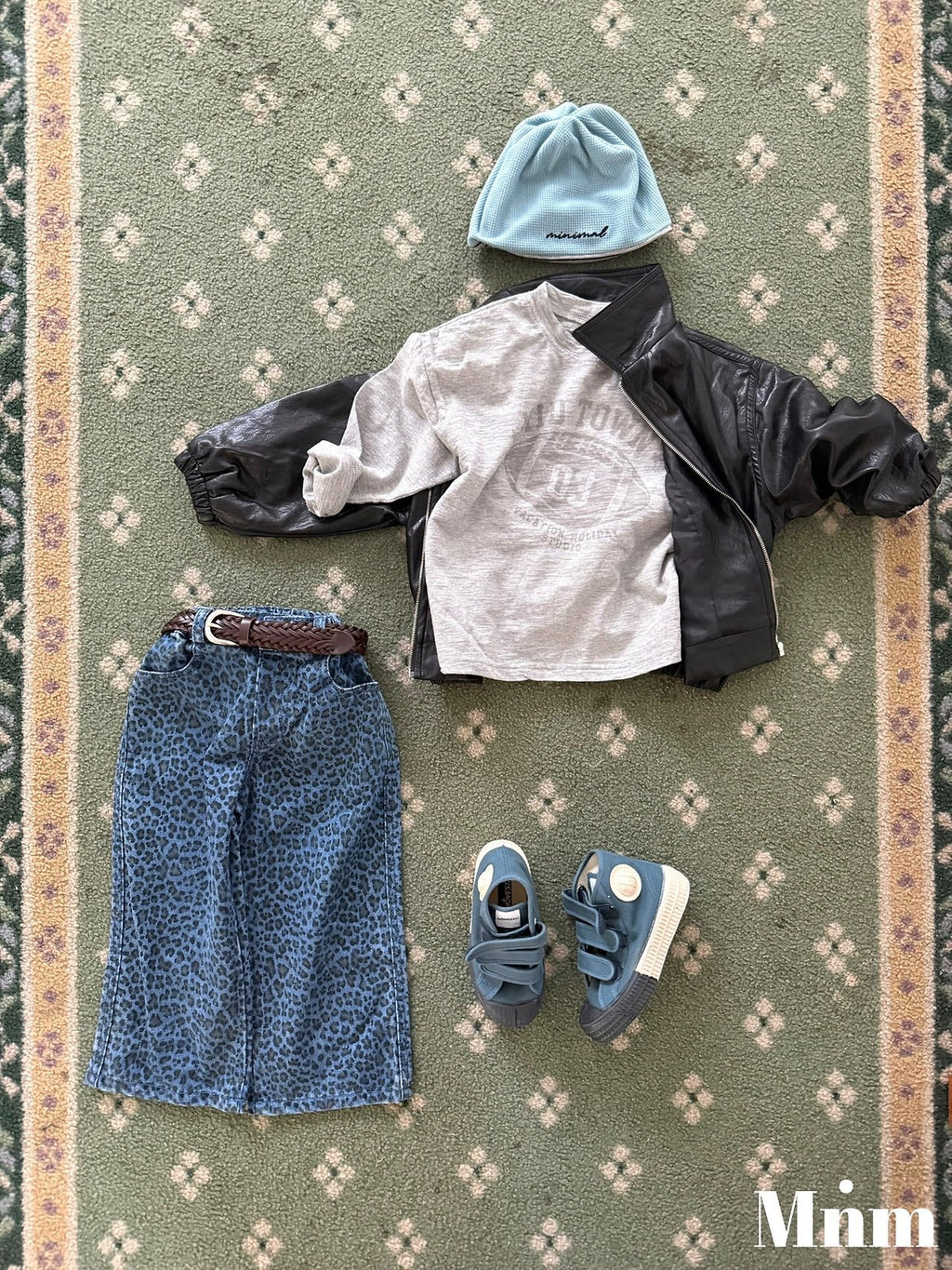 Minimal Leopard Standard Denim