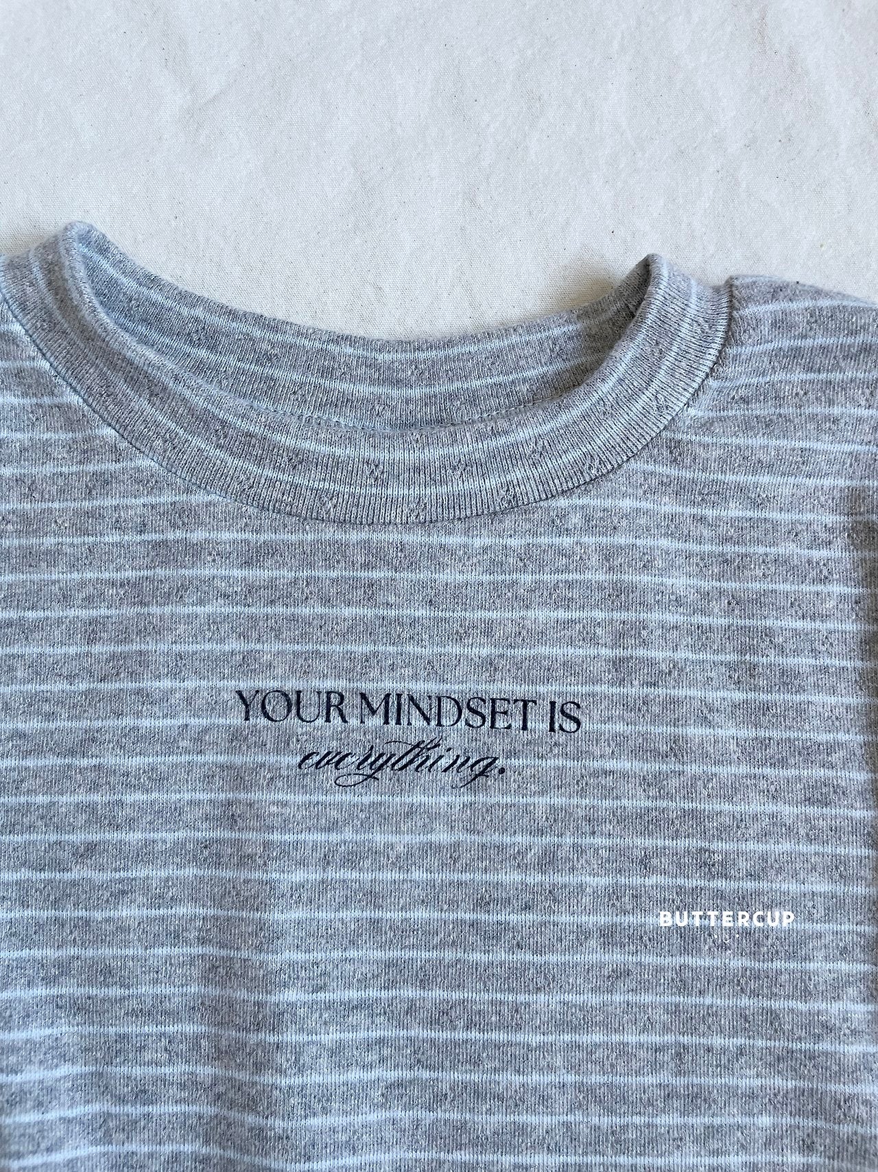 Buttercup Letter Shirring Tee