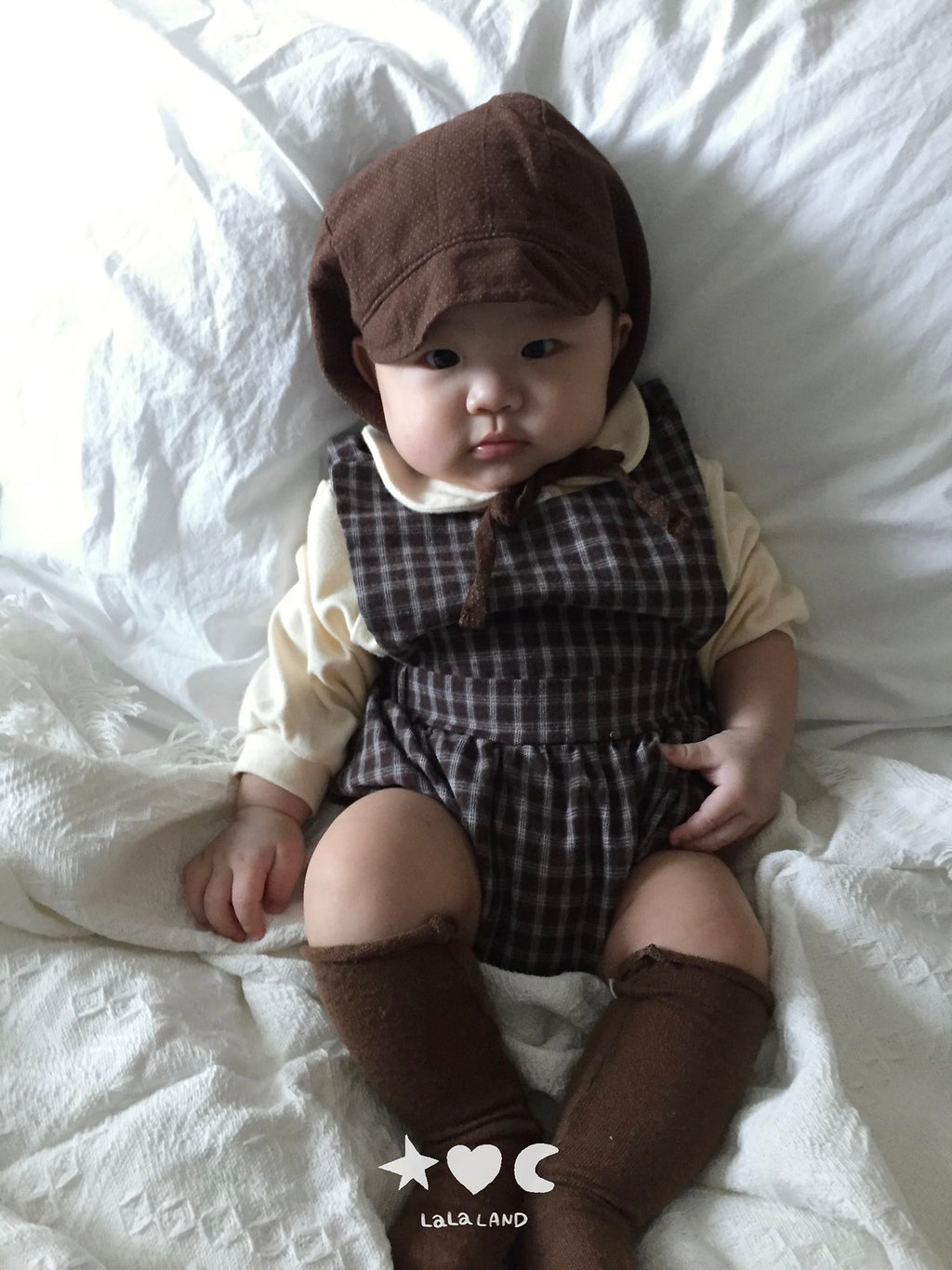 Lalaland Check Romper