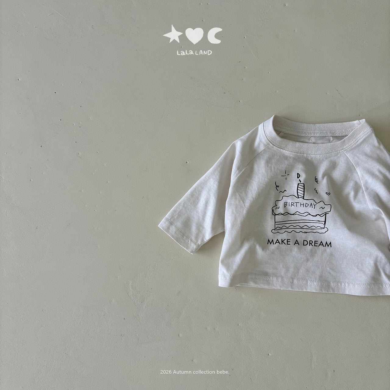 Lalaland Happy Raglan Tee