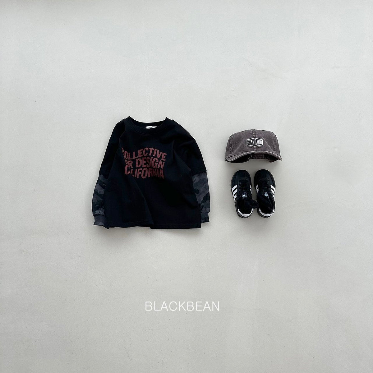Black Bean Khaki Sweatshirt 1