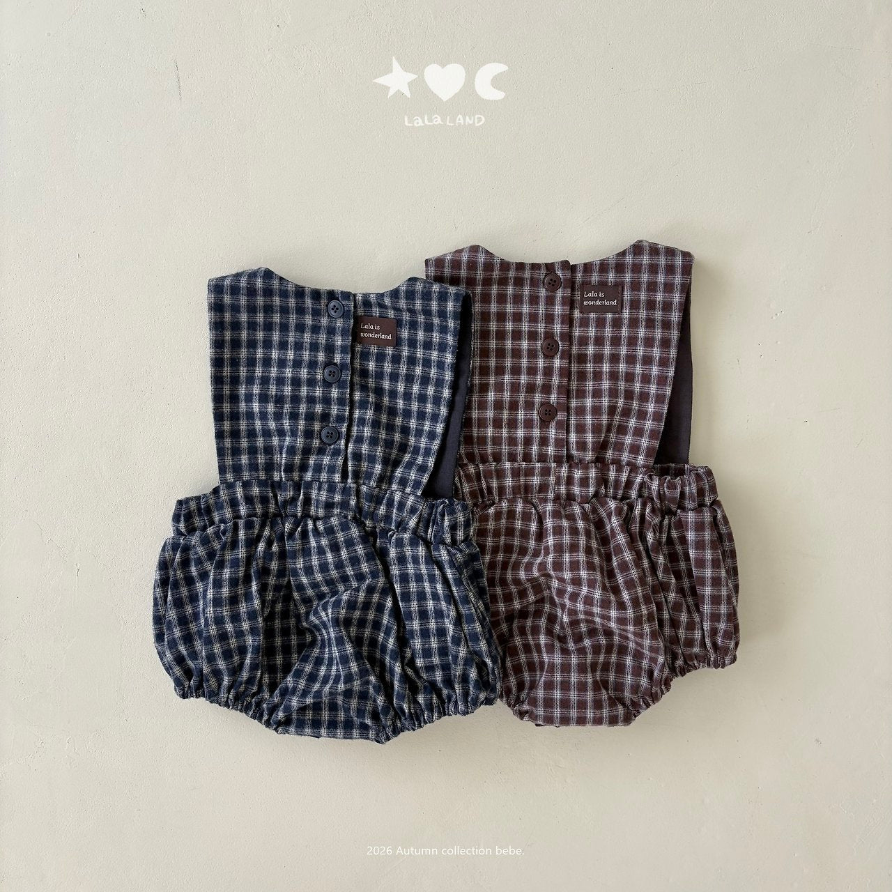 Lalaland Check Romper