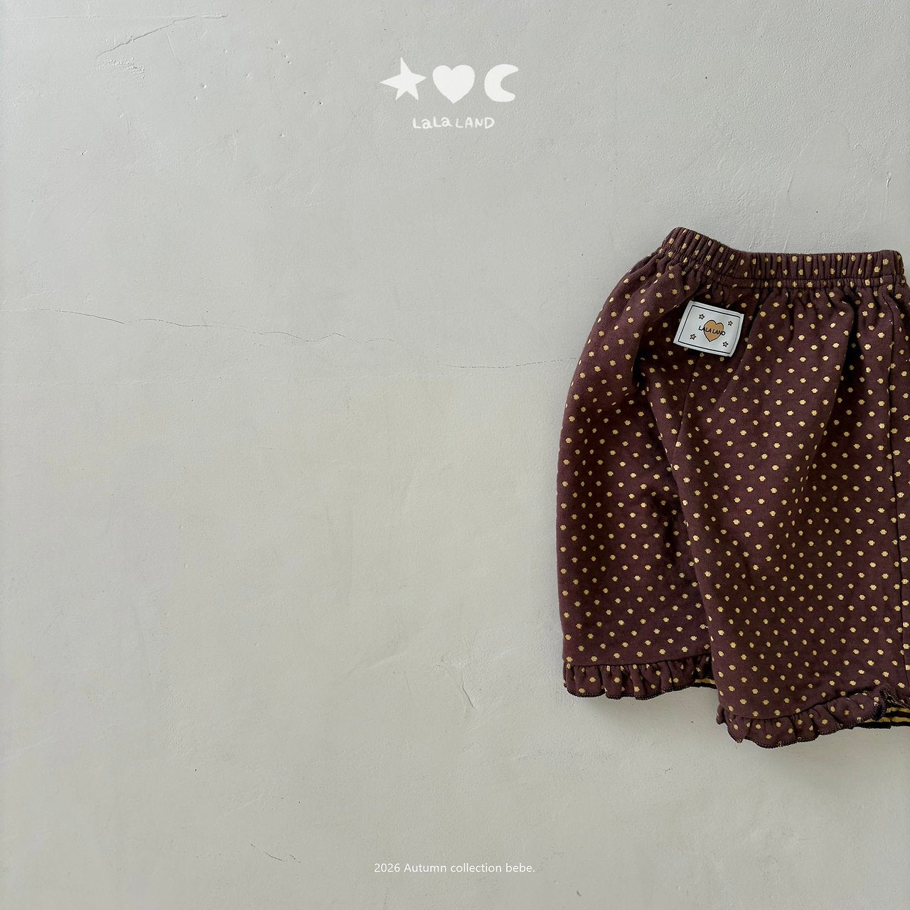 Lalaland Heart Dot Frill Pants