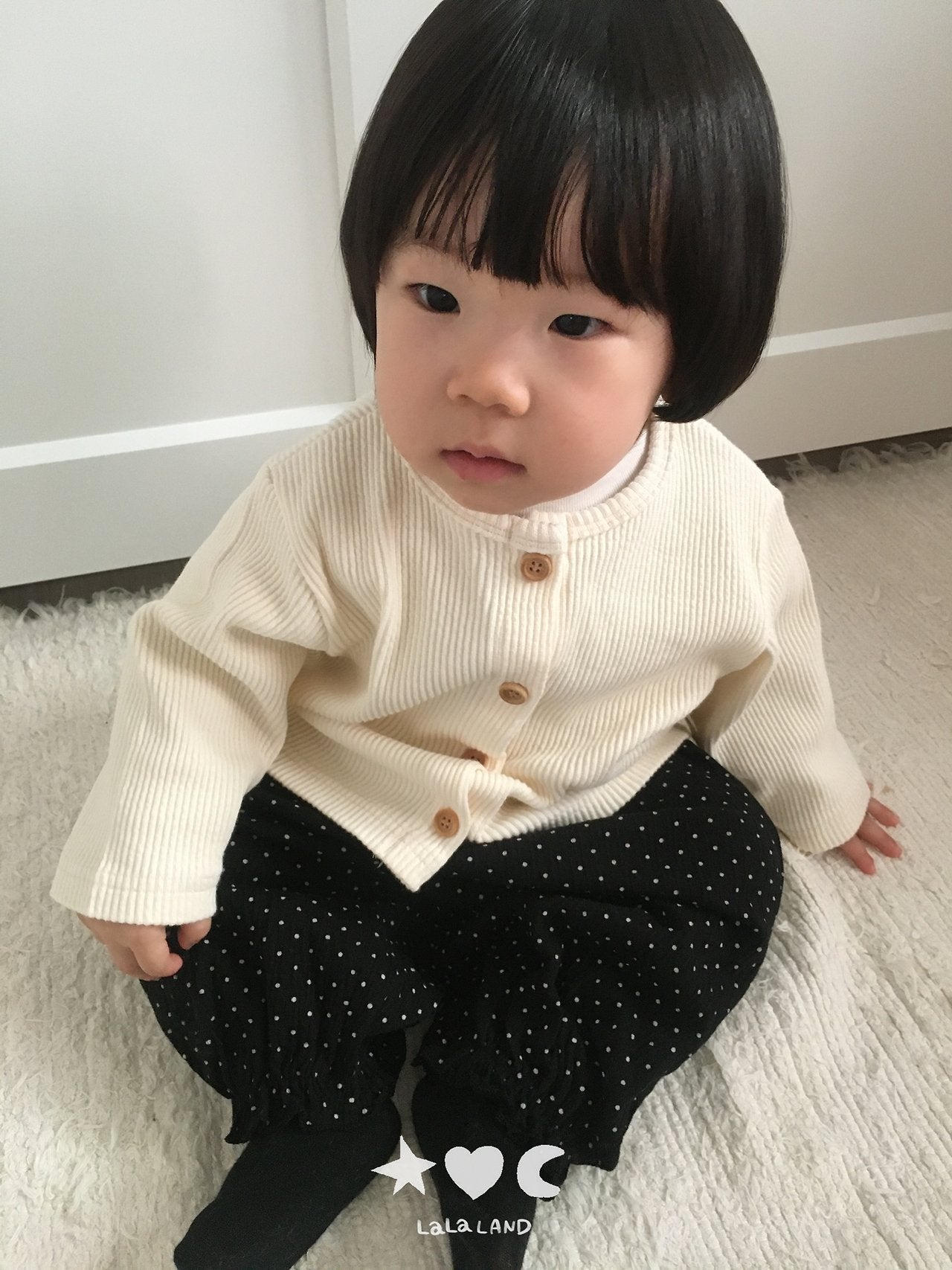 Lalaland Glam Ribbed Cardigan