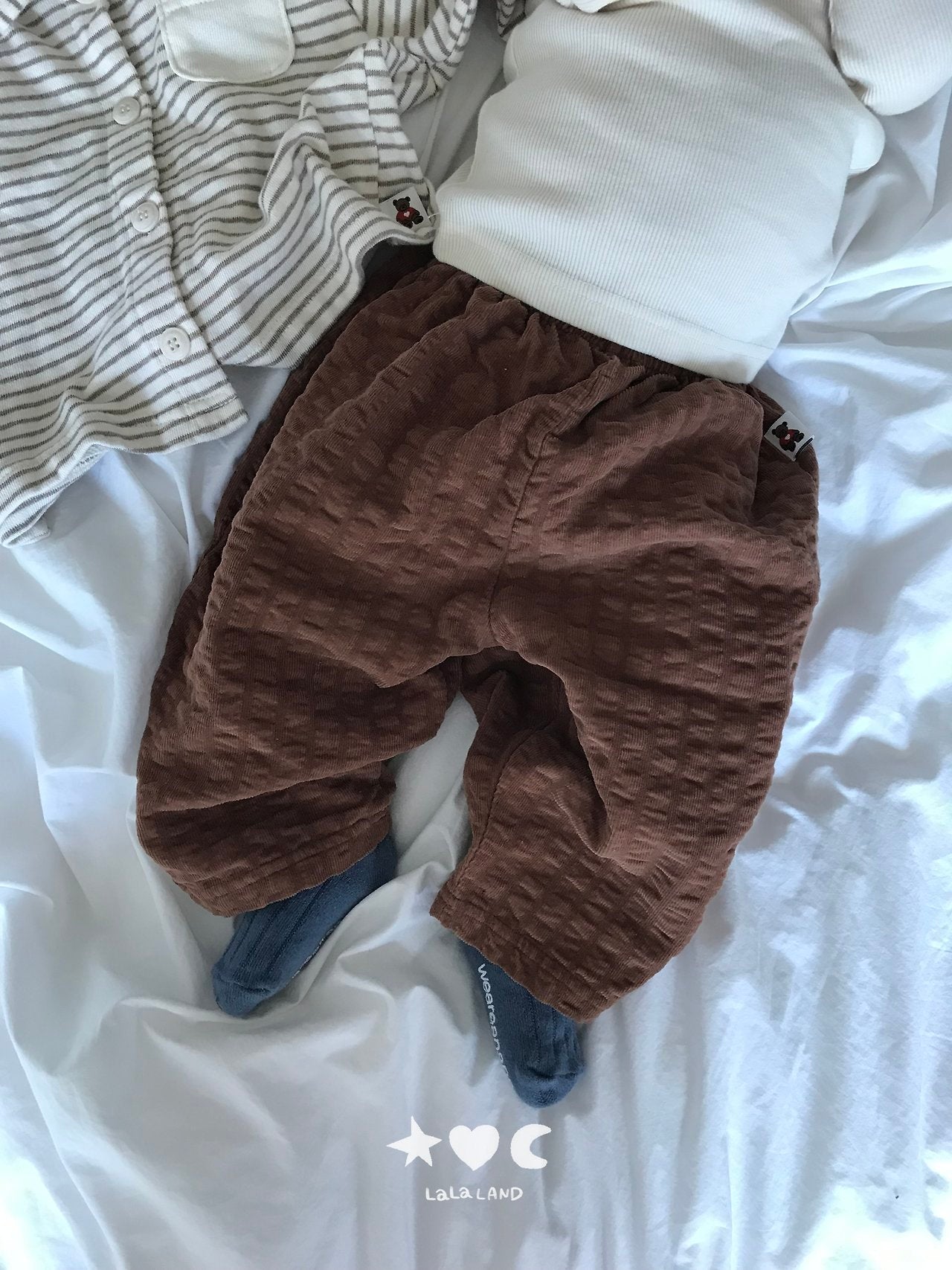 Lalaland Embossed Corduroy Pants