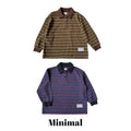 Minimal Stripe Collar Tee