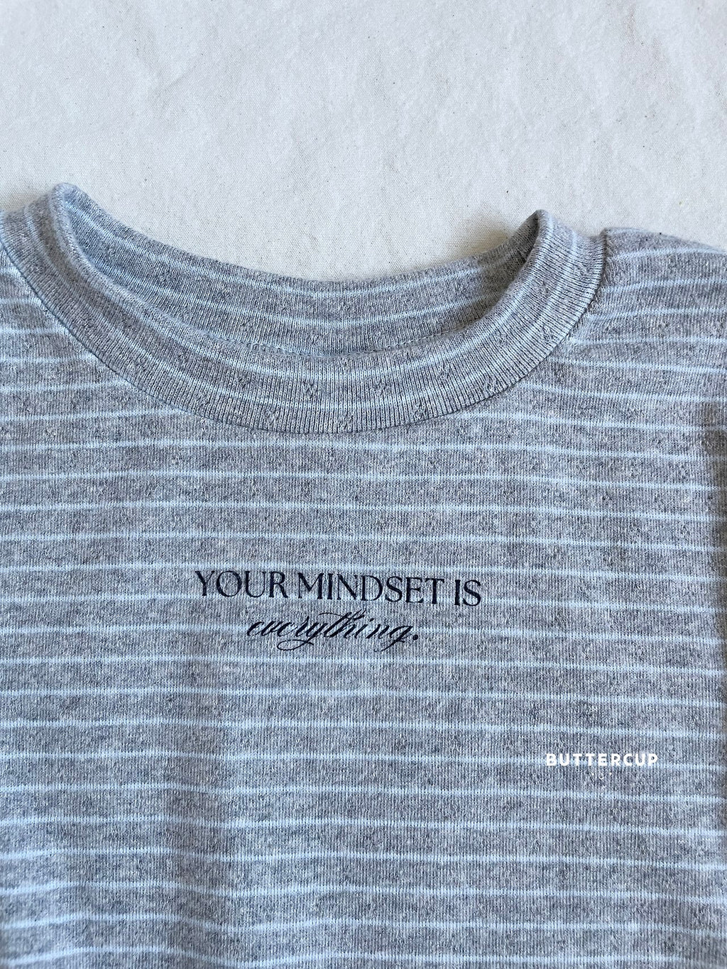 Buttercup Letter Shirring Tee