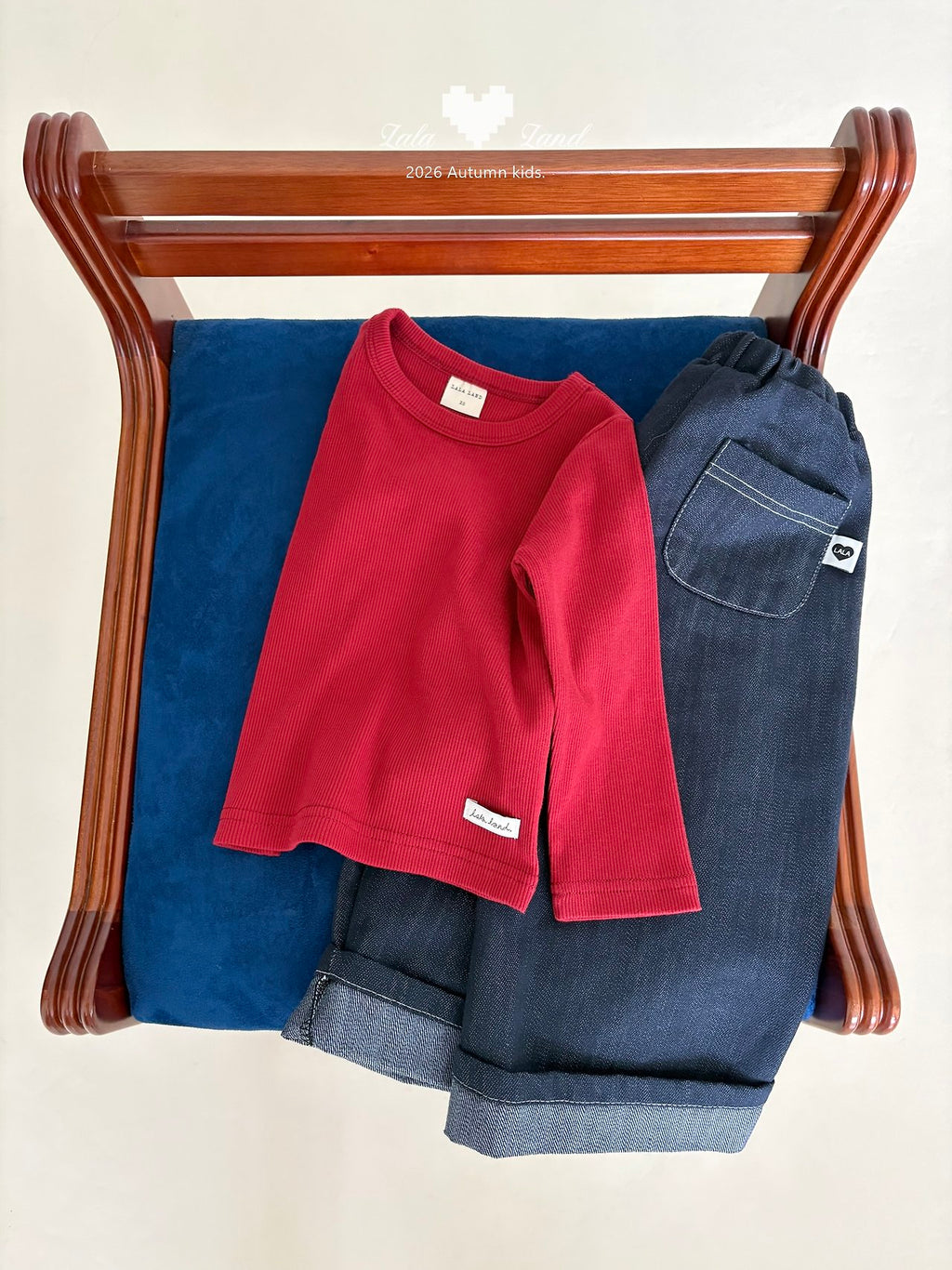 Lalaland Roll-up Denim Pants