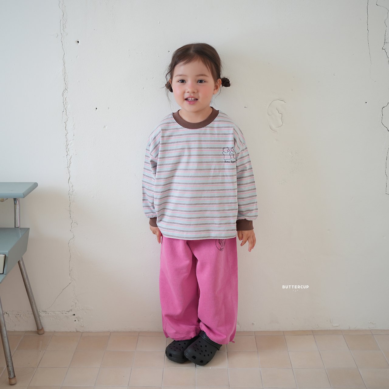 Buttercup Buddy Stripe Tee