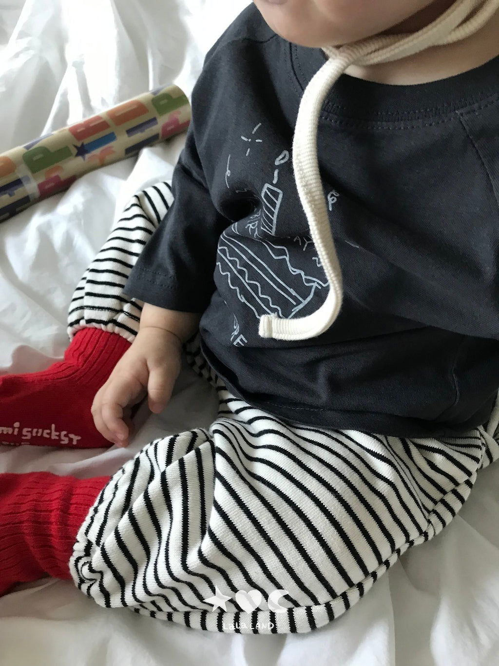 Lalaland Stripe Terry Pants