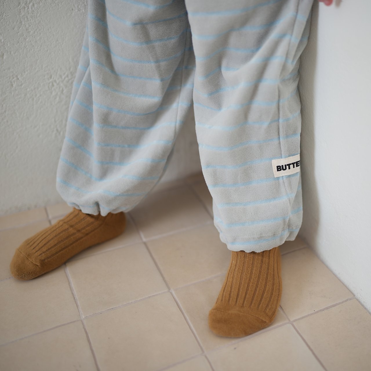 Buttercup Velour Stripe Pants