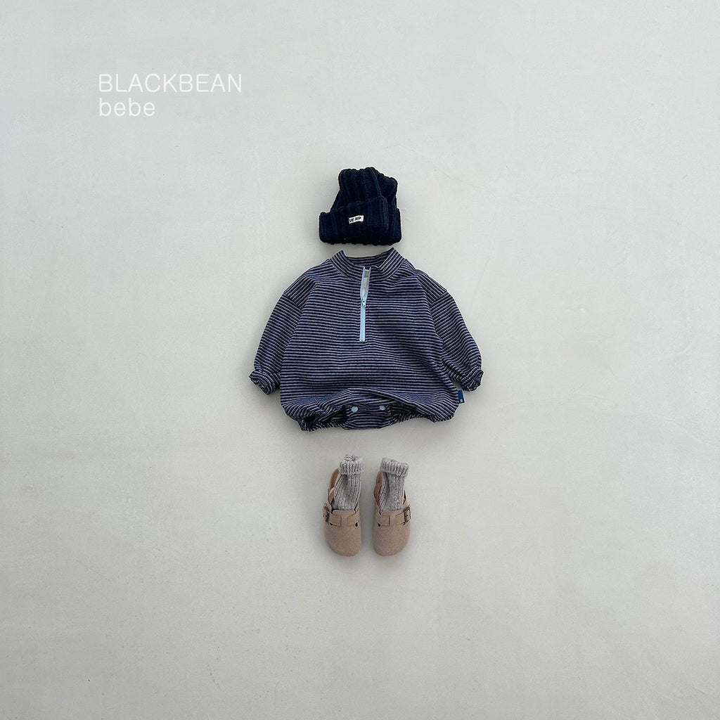 Black Bean Eco Bebe Zip-up Suit 3