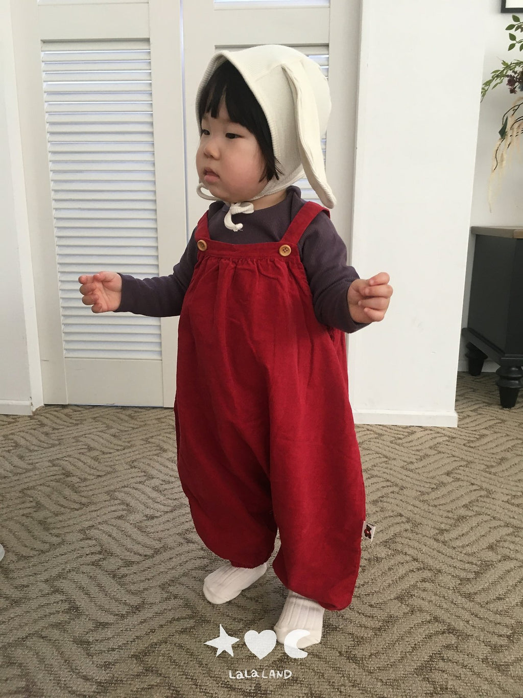 Lalaland Butter Suspender Overall