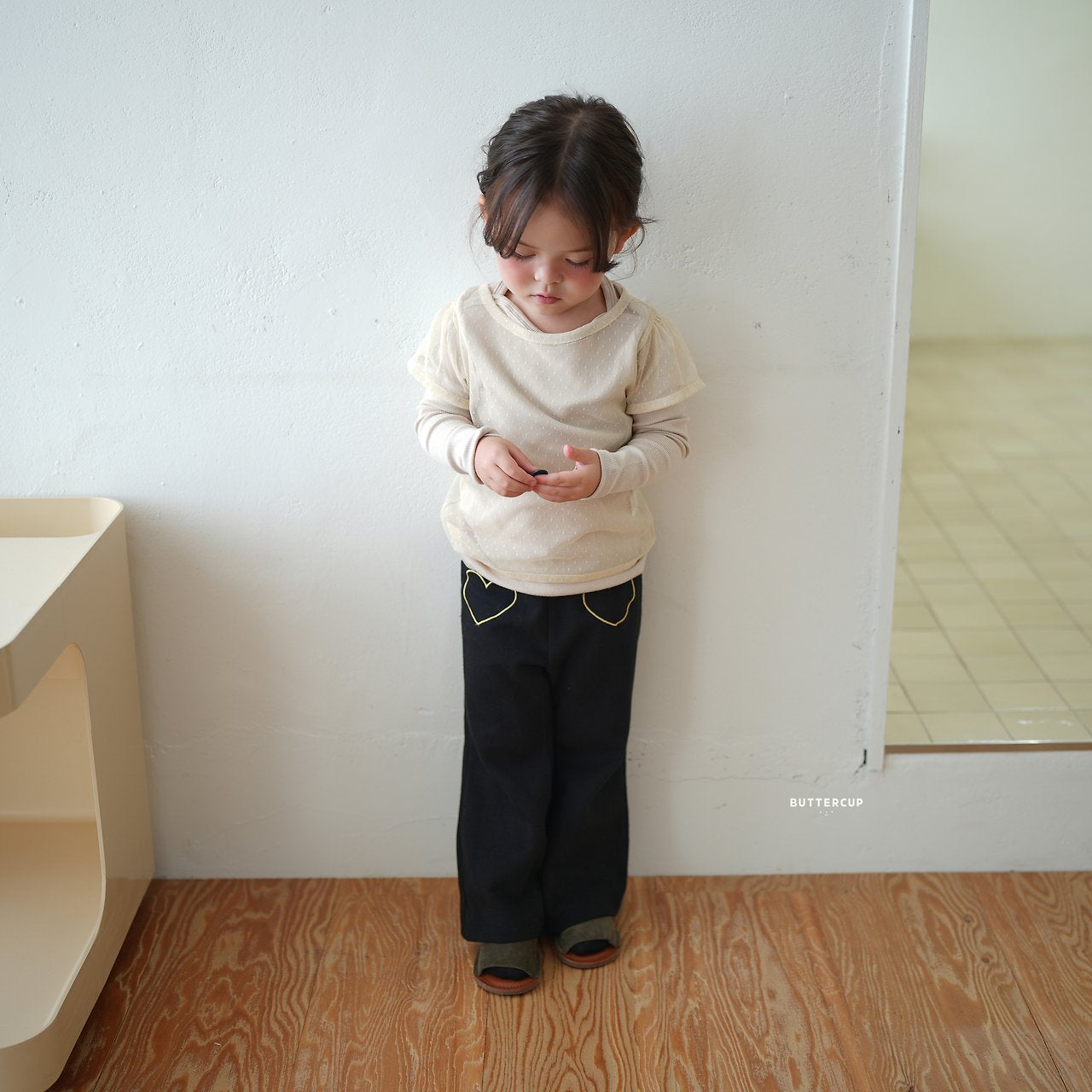 Buttercup Dot Sheer Tee