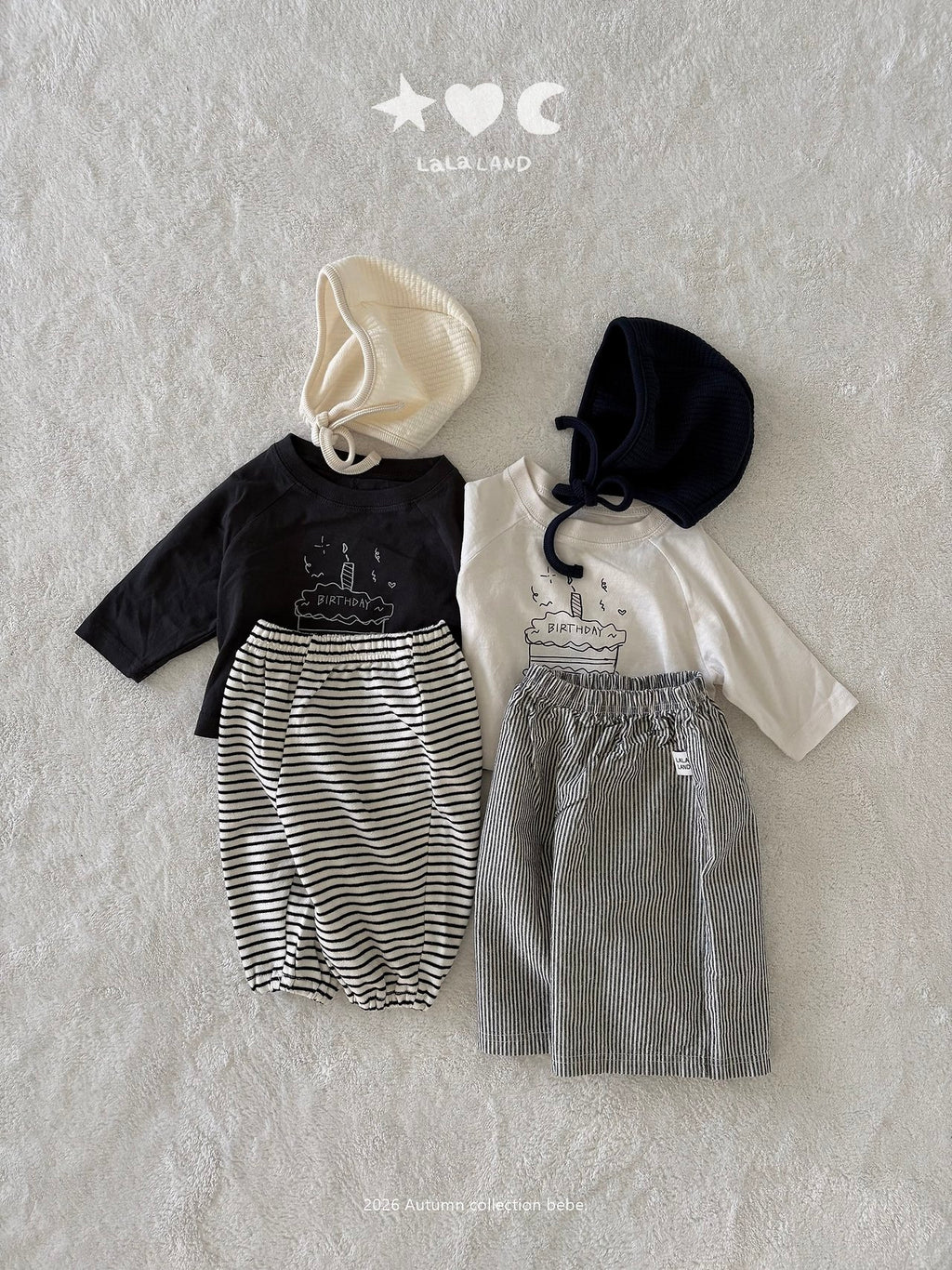 Lalaland Stripe Terry Pants