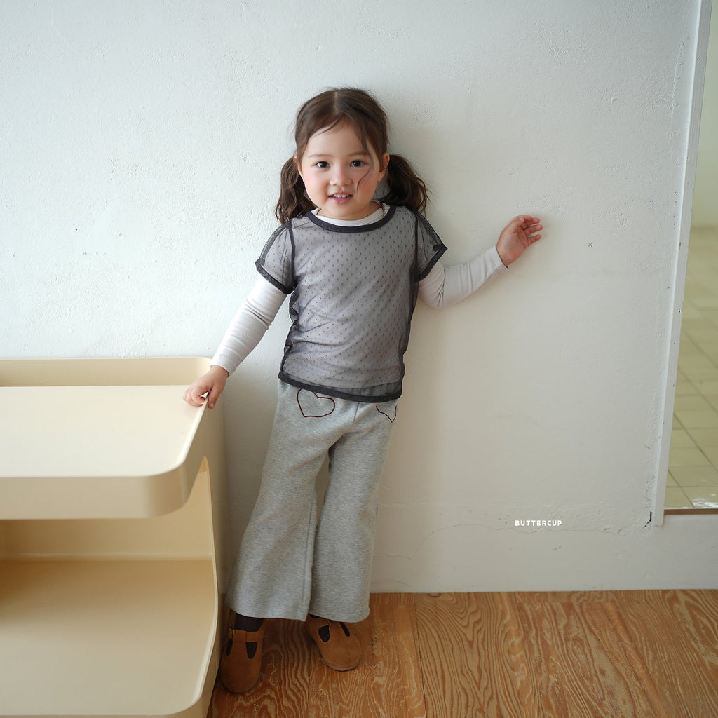 Buttercup Dot Sheer Tee