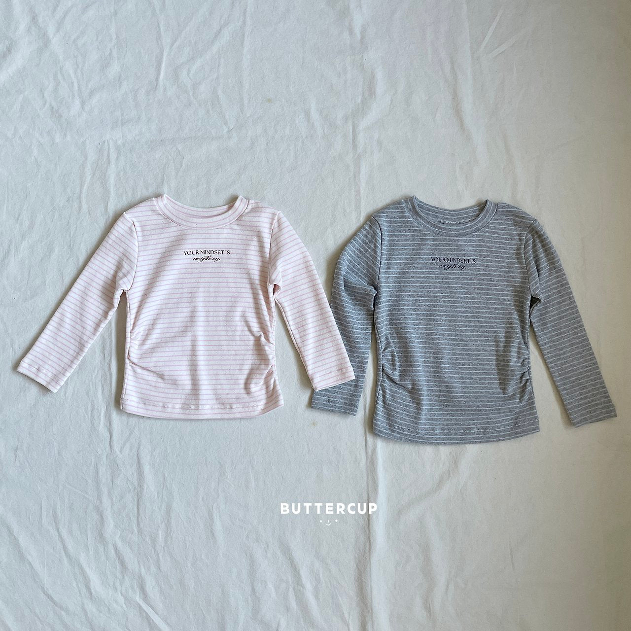 Buttercup Letter Shirring Tee