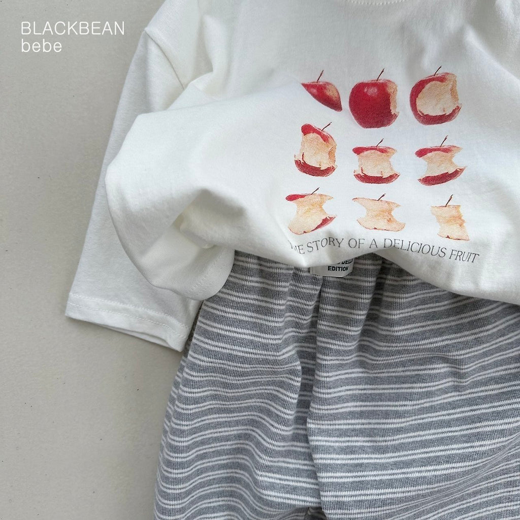 Black Bean Apple Bebe Tee 7