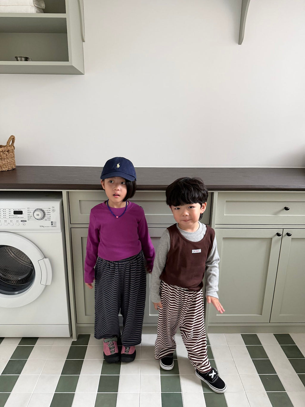 pie Cocoa Stripe Pants