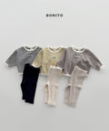 Bonito Stripe Waffle Leggings Set 1