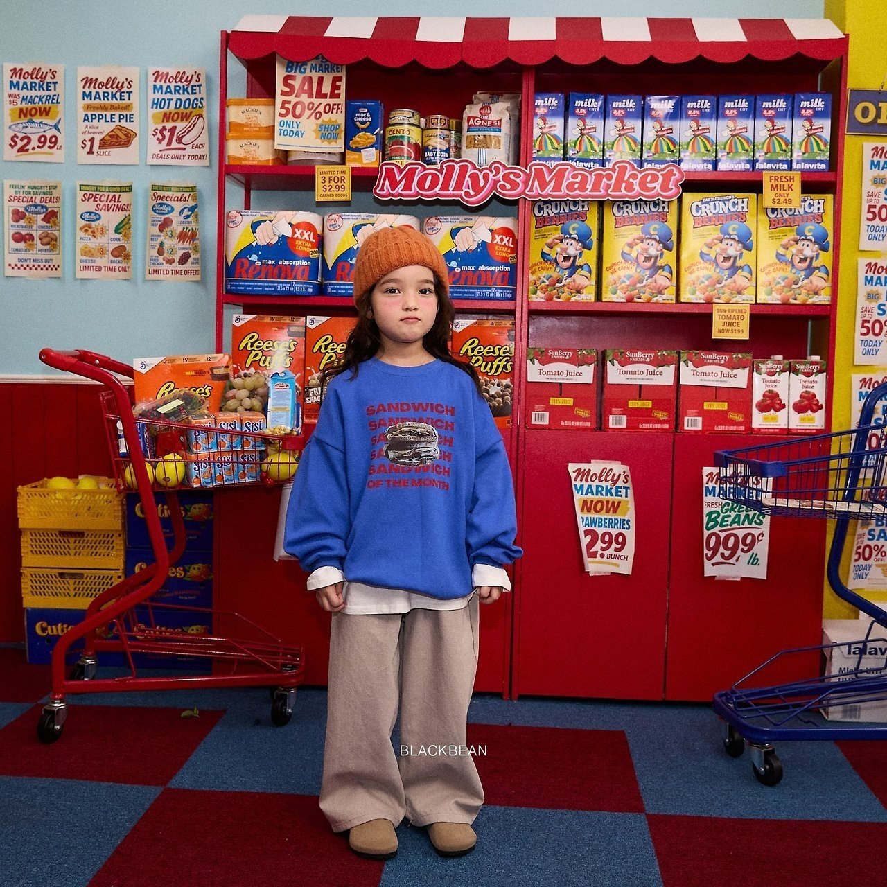 Black Bean Sandwich Sweatshirt 7