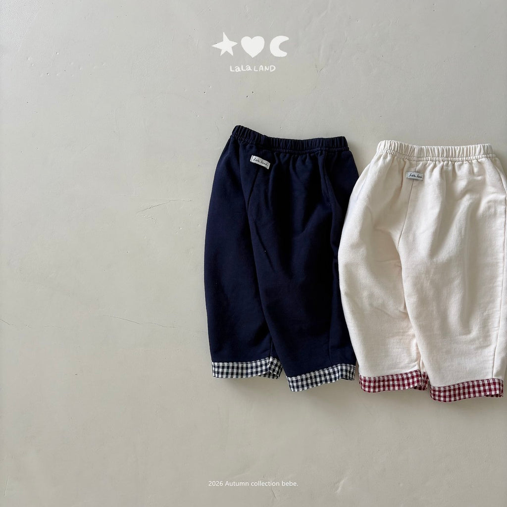 Lalaland Check Flare Pants