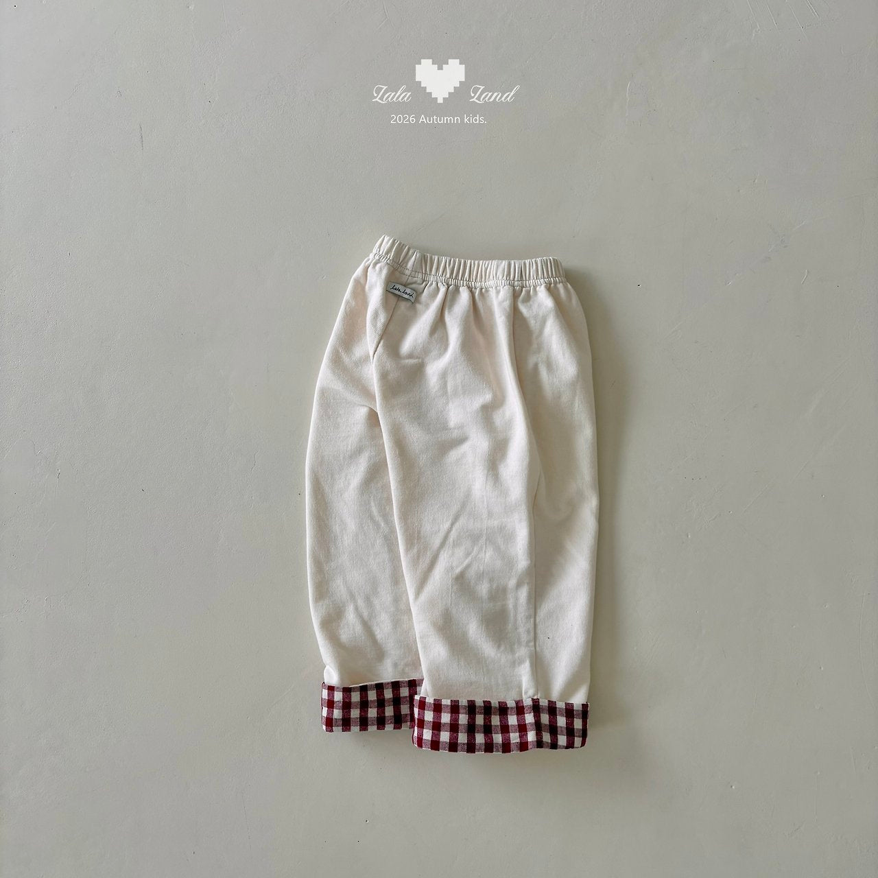 Lalaland Check Panel Pants