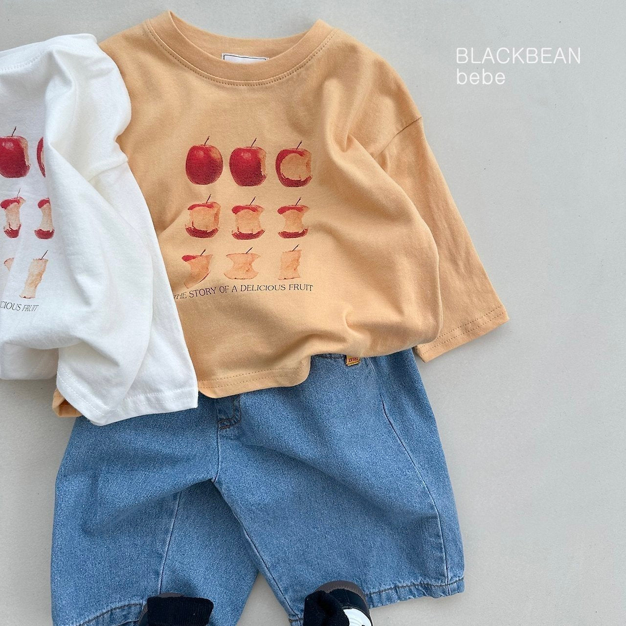 Black Bean Apple Bebe Tee 8